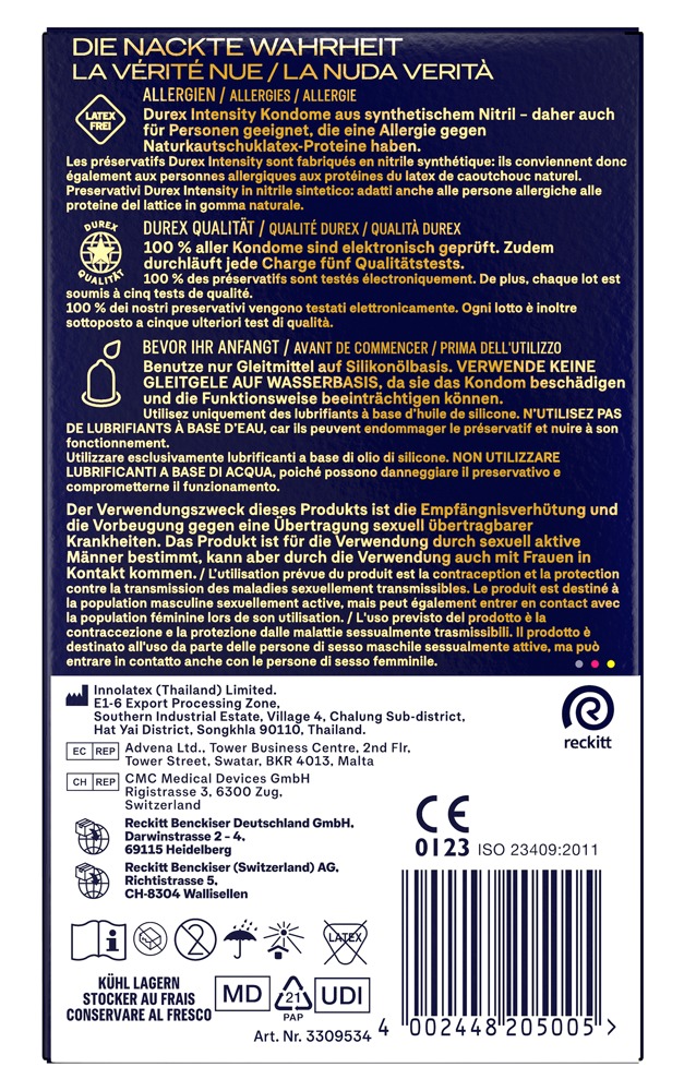 Durex Intensity Foarte Mare Prezervative Fără Latex 61 mm 8 buc - imagine 6