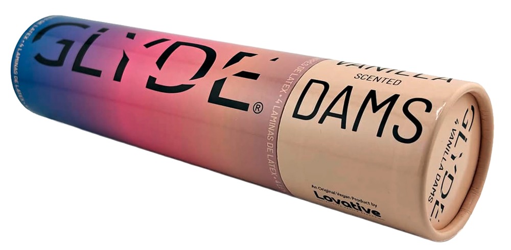 GLYDE Dams DentalDam Vanilla 4 buc. Bariere Orale cu Aromă de Vanilie - imagine 2