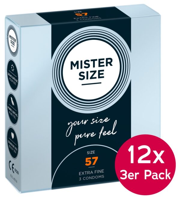 Mister Size Prezervative Transparente Ultra Subțiri 57 mm - imagine 12