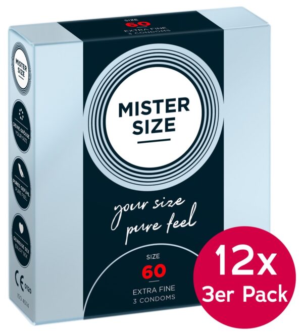 Mister Size 60 mm Prezervative Ultra Subțiri din Latex Natural - imagine 10