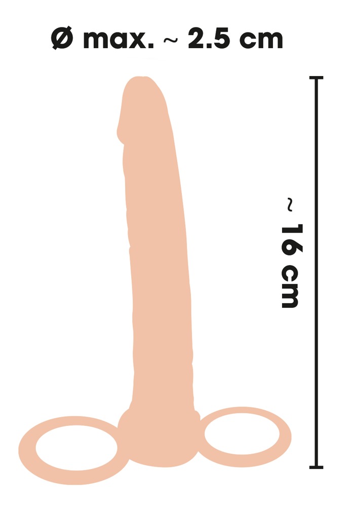 You2Toys Anal Special Nature Inel pentru Penis și Testicule cu Dildo Anal - imagine 5