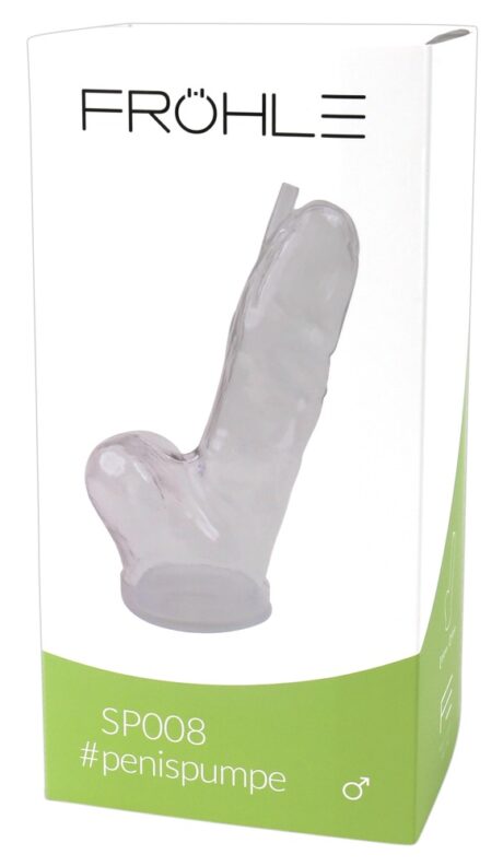 SP008 Real Penis Cylinder L Cilindru Transparent pentru Pompă Vacuum Fröhle