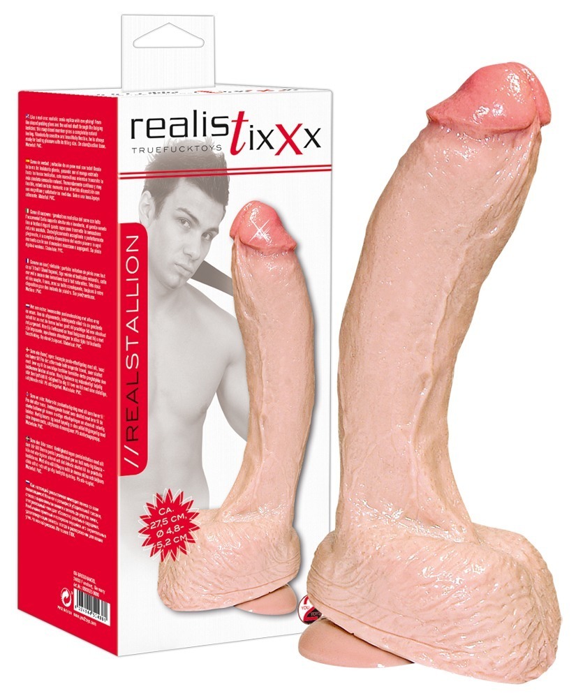 Realistixxx Real Stallion Dildo Realist cu Ventuze și Textură - imagine 7