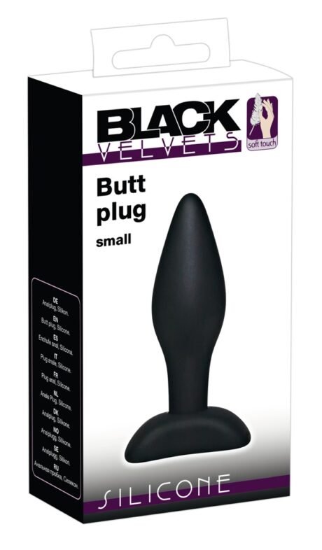 Negru Velvets Mic Dop – Dop Anal din Silicon