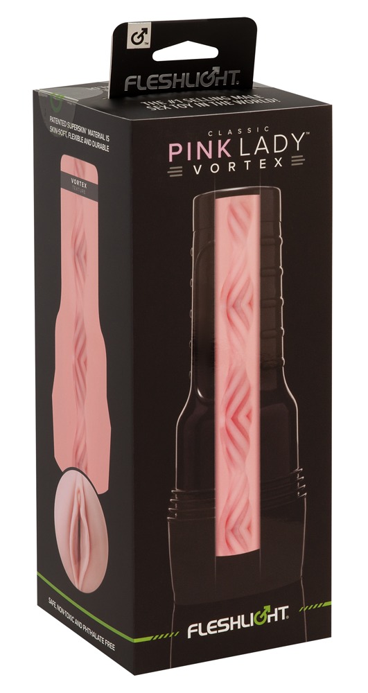 Roz Lady Vortex Masturbator Realist cu Manșon Texturat