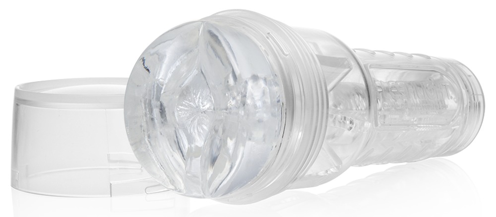 Ice Lady Crystal Masturbator Transparent cu Textură Internă și Superskin - imagine 2