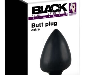 Black Velvets Extra Dop Anal Negru Large din Silicon
