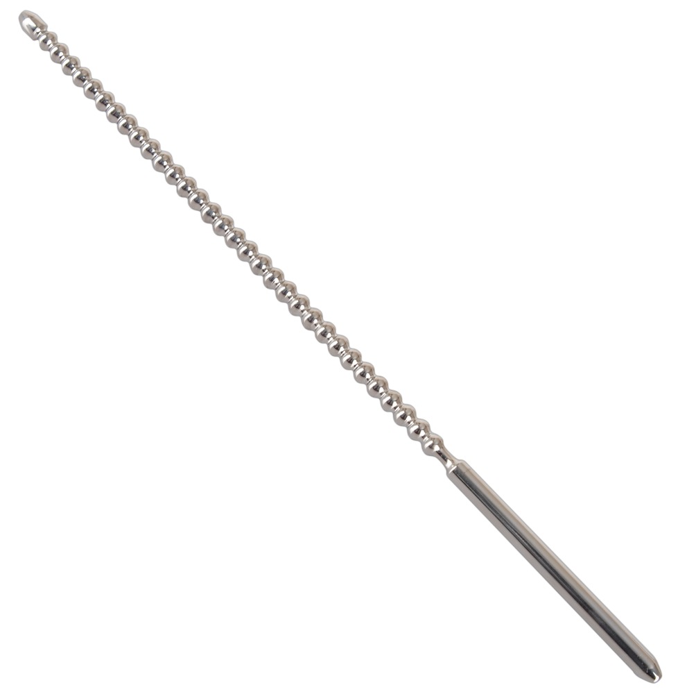 Dip Stick Ripped 6 mm Dilatator Anal din Oțel Inoxidabil 24 cm - imagine 2
