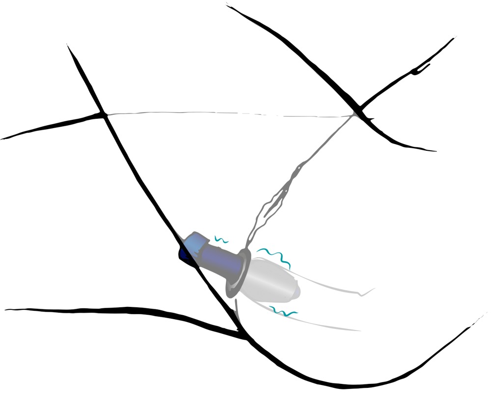 Lust Tunnel Dop Anal M 10 cm cu Tunel Deschis și Bază - imagine 6