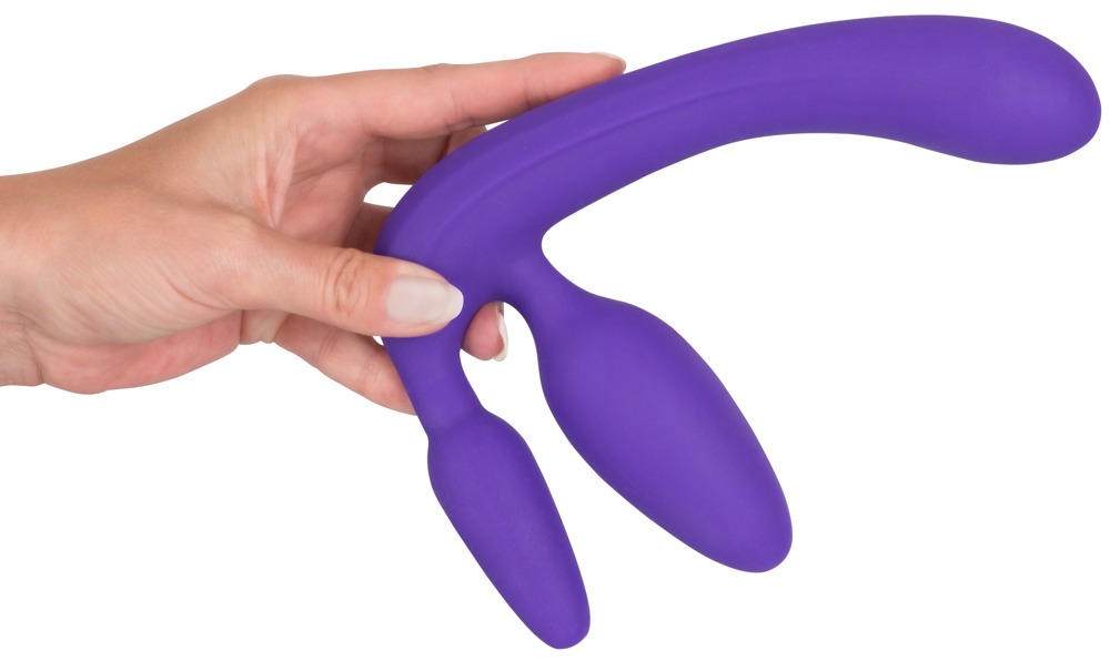 You2Toys Strapless Strap-On Triple Teaser Curea-on fără Ham cu 3 Funcții - imagine 4