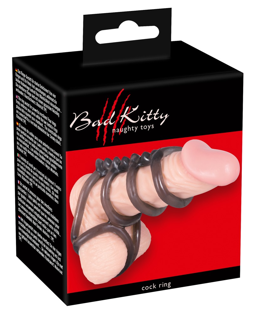 BK Inel pentru Penis și Testicule cu 6 Inele