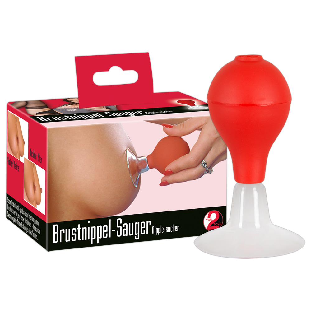 Nipple Sucker Roșu Transparent Ventuze pentru Sâni - imagine 5
