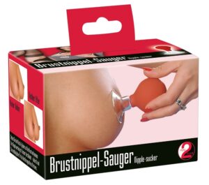 Nipple Sucker Roșu Transparent Ventuze pentru Sâni