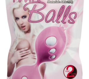 Twin Balls Bile Vaginale Vibratoare 11 cm cu 2 Bile