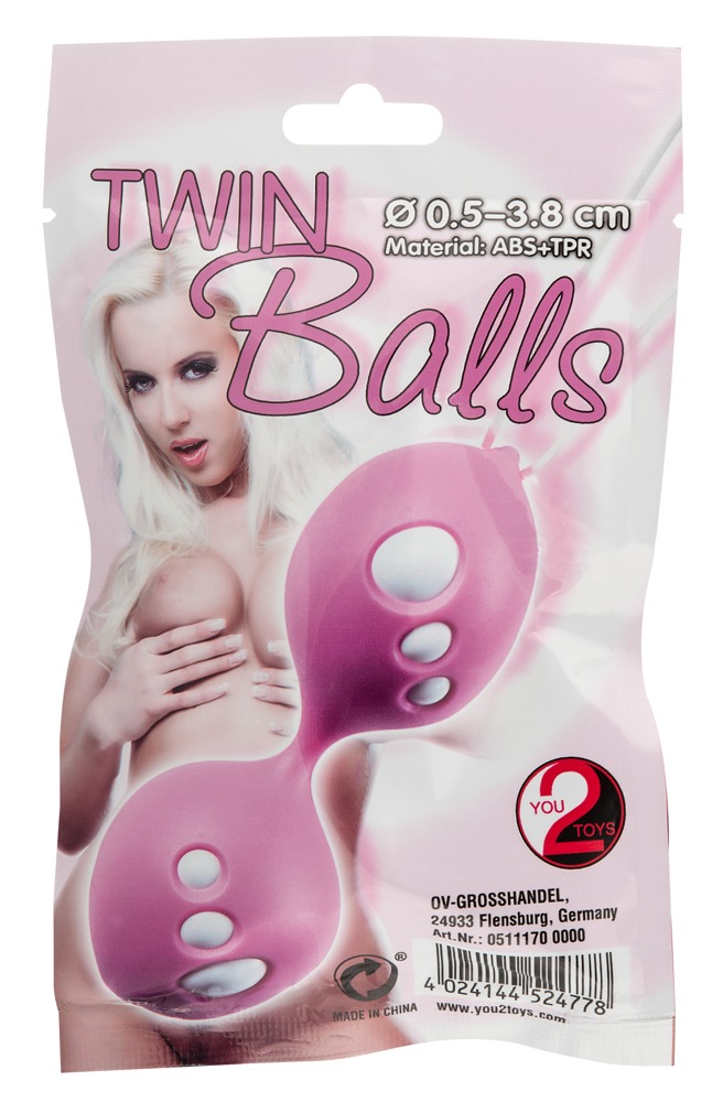 Twin Balls Bile Vaginale Vibratoare 11 cm cu 2 Bile