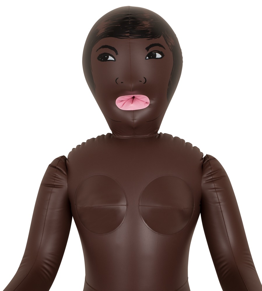 Doll Beauty Queen Black Păpușă Gonflabilă 152 cm cu 3 Orificii - imagine 4