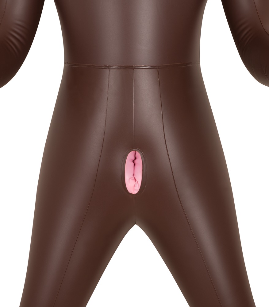 Doll Beauty Queen Black Păpușă Gonflabilă 152 cm cu 3 Orificii - imagine 5