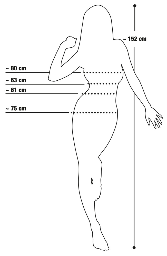 Doll Beauty Queen Black Păpușă Gonflabilă 152 cm cu 3 Orificii - imagine 7