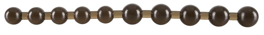 Anal Perle Negru 27,5 cm Mărgele Anale cu 10 Bile - imagine 3
