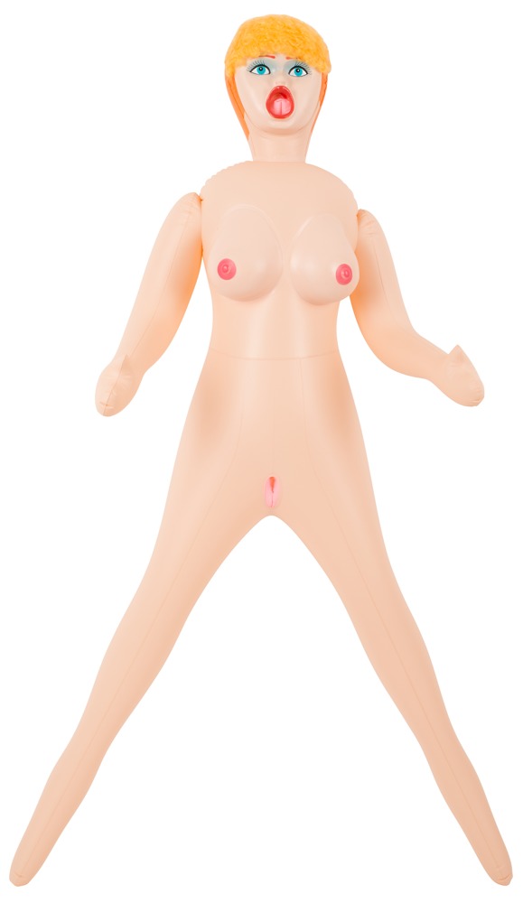 Doll Pamela Păpușă Gonflabilă Blondă 149 cm cu 3 Orificii - imagine 2