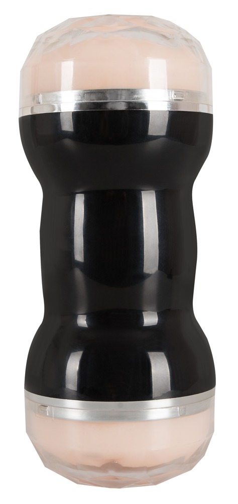 Dublu Masturbator 20 cm cu Tunel Texturat Vagin și Anus - imagine 5