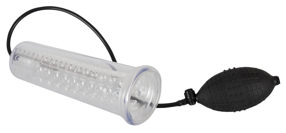 Fantastic Power Pompă pentru Penis Transparentă cu Manșon și Supapă de Siguranță - imagine 4