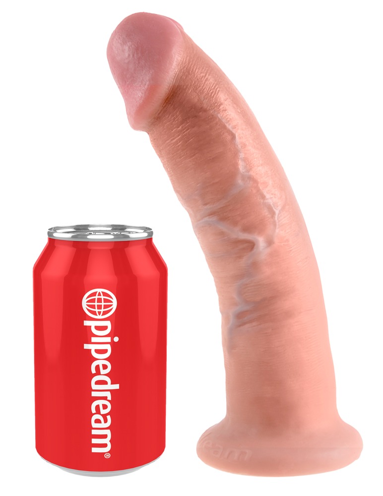 KC 9 Inch Cock Light Dildo Realist cu Ventuză 24 cm - imagine 2
