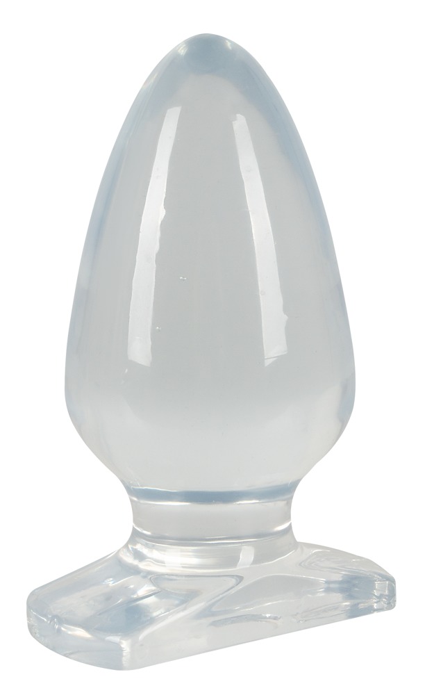 Dop Anal Joy Transparent din PVC 12.2 cm - imagine 2