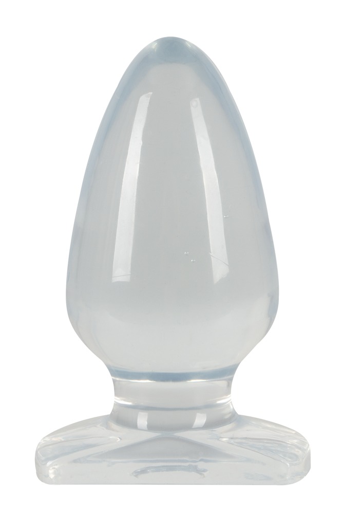 Dop Anal Joy Transparent din PVC 12.2 cm - imagine 3