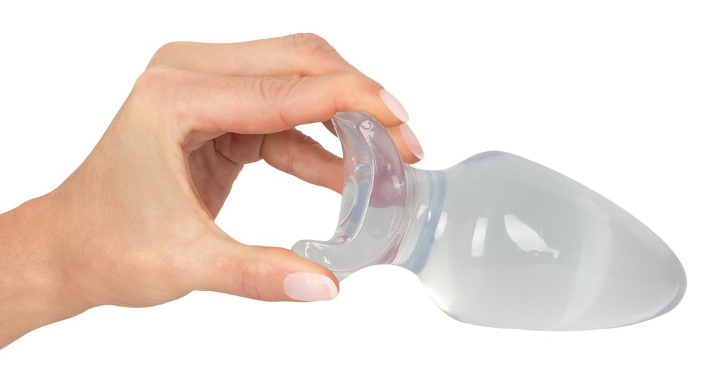 Dop Anal Joy Transparent din PVC 12.2 cm - imagine 8