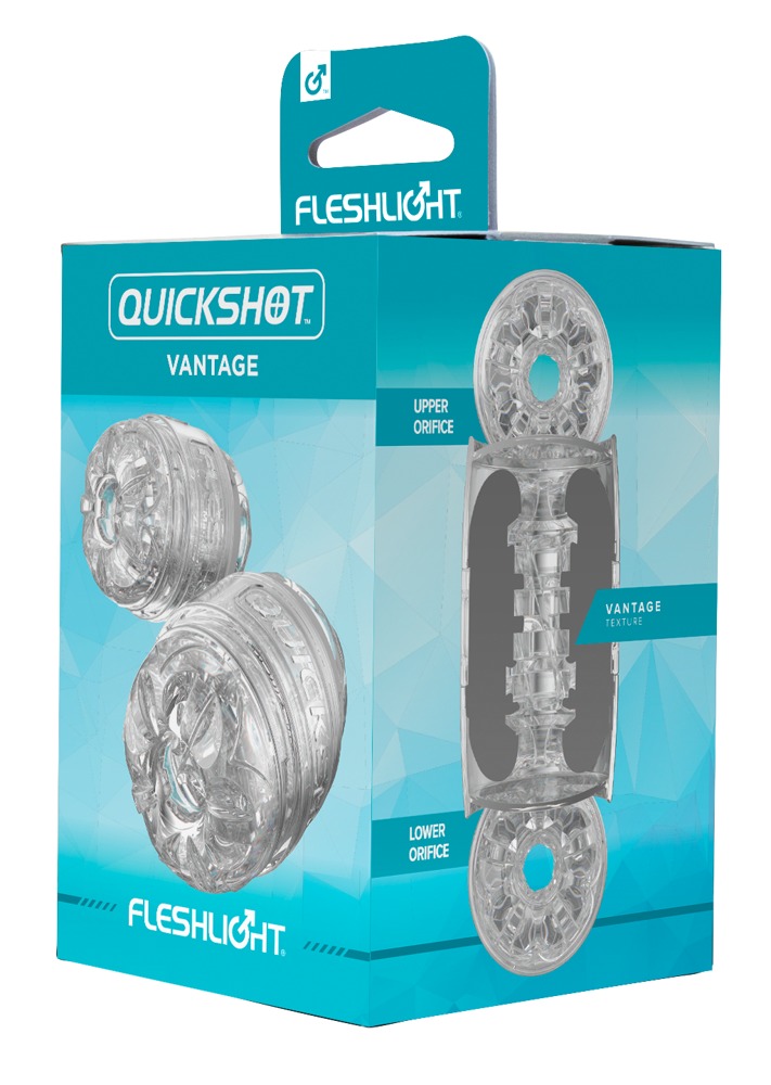 Fleshlight Quickshot Vantage Masturbator Compact Real Feel Super Skin