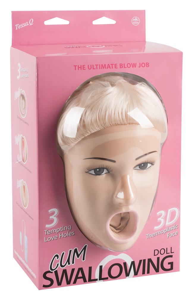 Tessa Q Swallowing Doll Păpușă Gonflabilă Vibrantă 157 cm