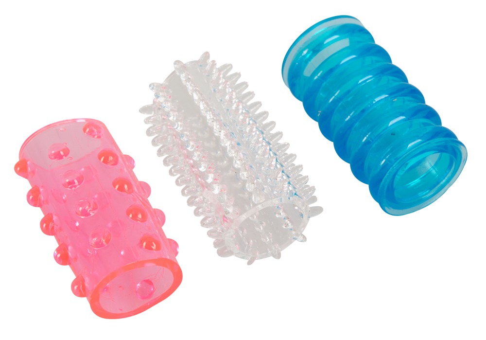 Tokio Sleeves Set 3 Manșoane pentru Penis din TPE - imagine 4