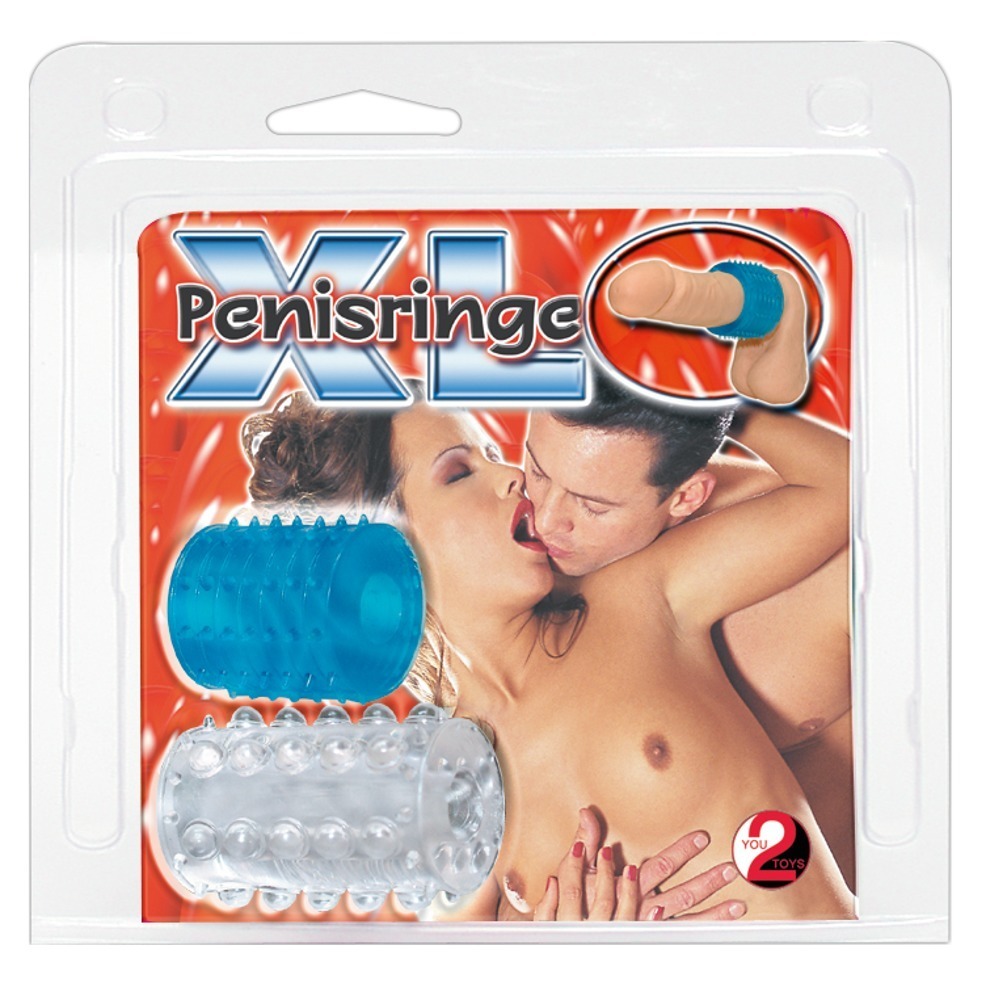 You2Toys XL Cock Rings Set 2 Inele pentru Penis cu Textură