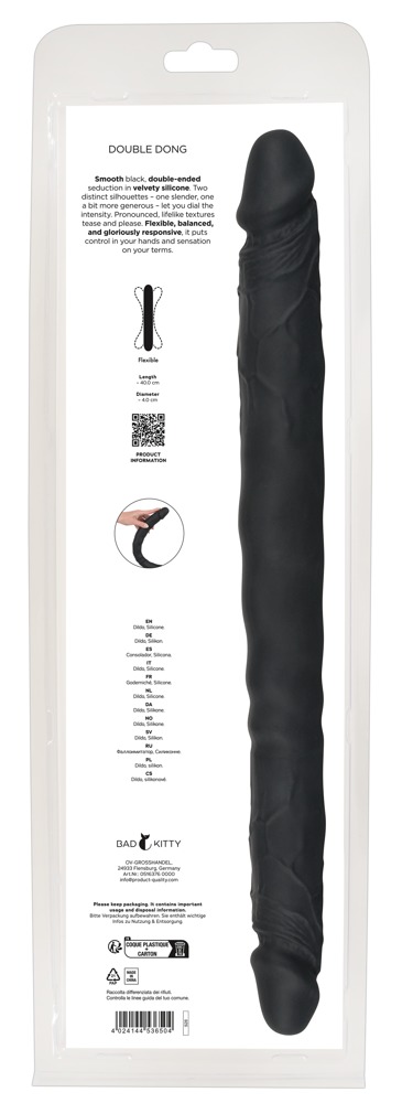 Double Dong Dildo Dublu din Silicon 40 cm - imagine 6