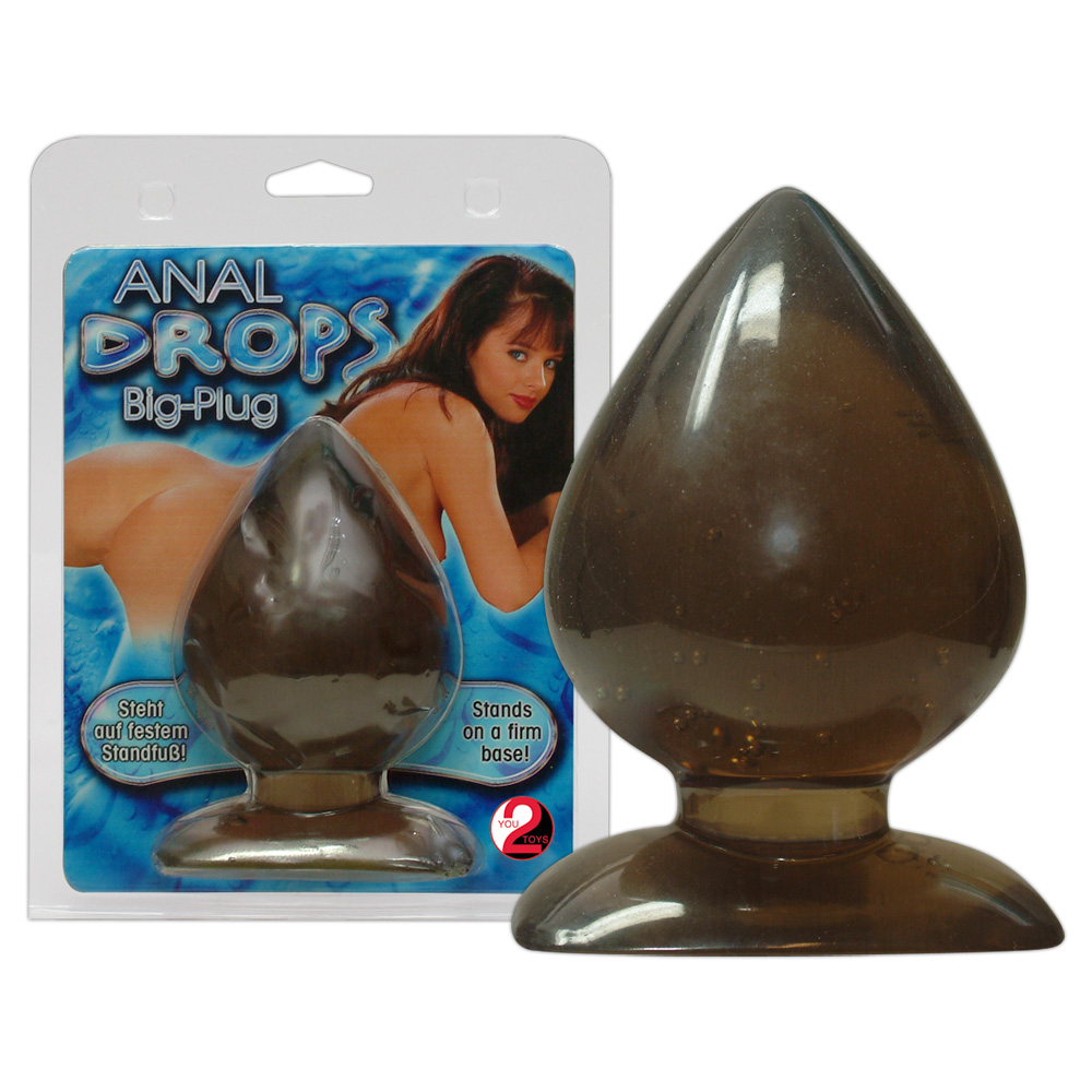 Anal Picături Big Dop Anal Negru Transparent cu Bază Largă - imagine 7