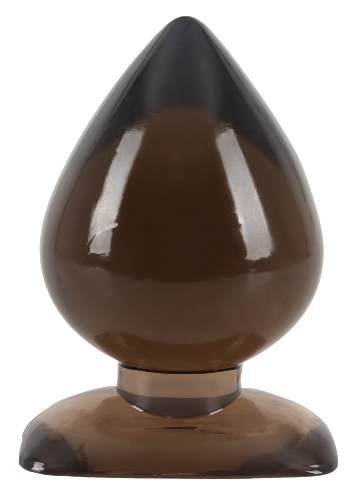 Anal Picături Big Dop Anal Negru Transparent cu Bază Largă - imagine 2
