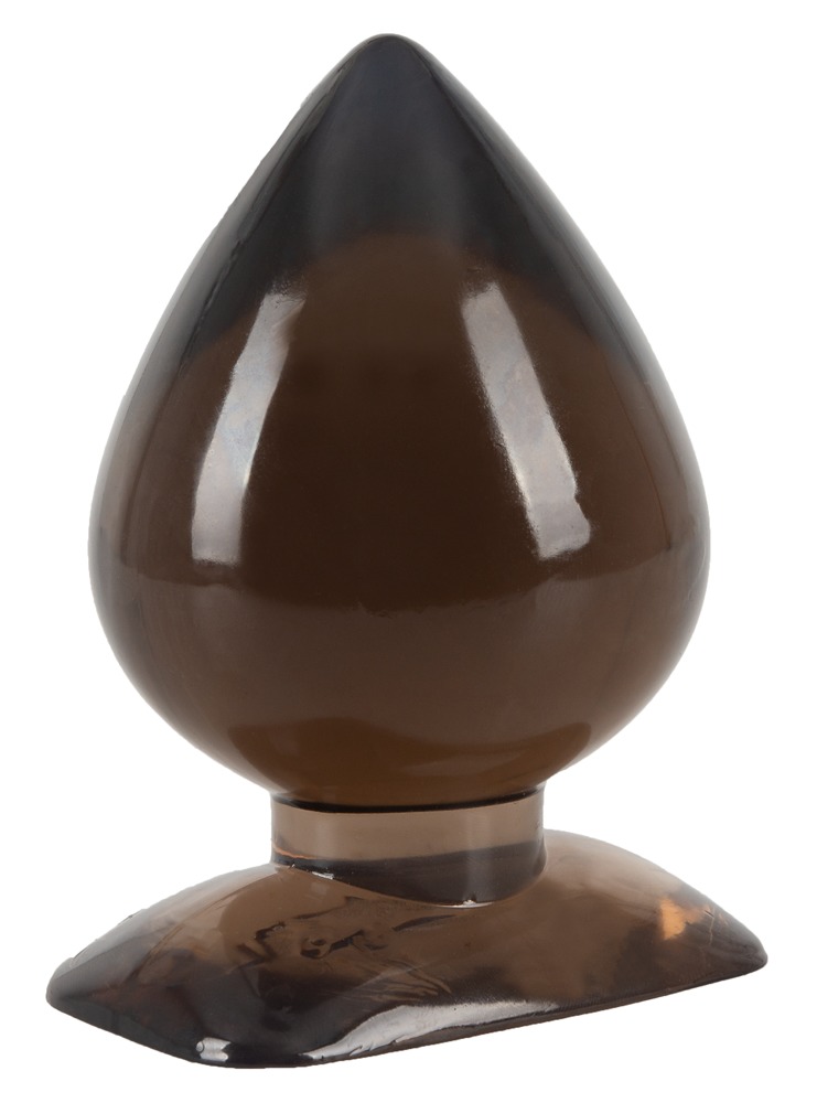 Anal Picături Big Dop Anal Negru Transparent cu Bază Largă - imagine 3