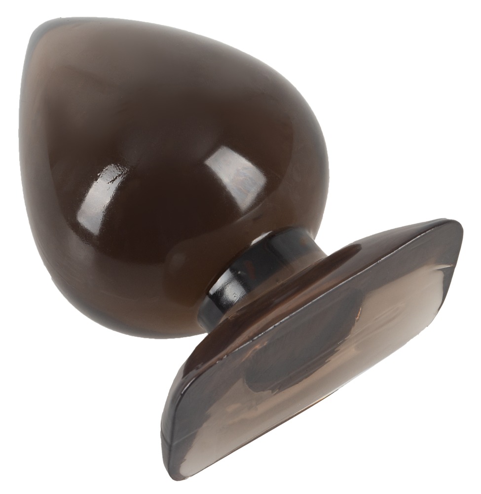 Anal Picături Big Dop Anal Negru Transparent cu Bază Largă - imagine 4