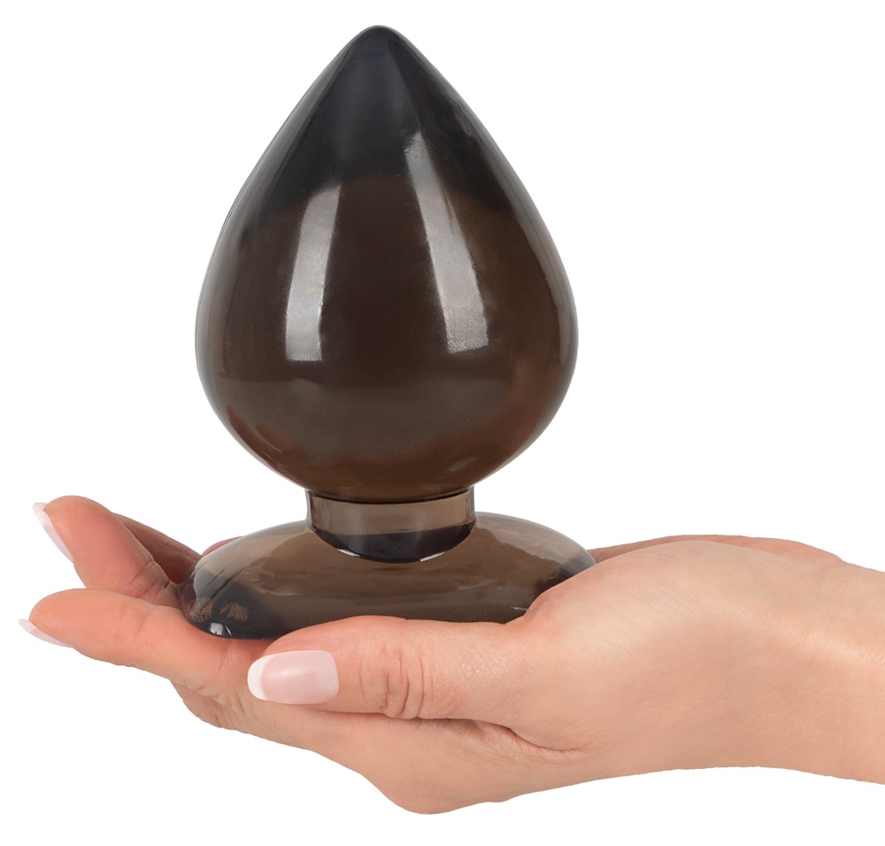 Anal Picături Big Dop Anal Negru Transparent cu Bază Largă - imagine 5