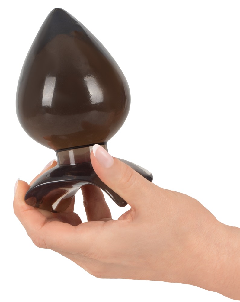 Anal Picături Big Dop Anal Negru Transparent cu Bază Largă - imagine 6