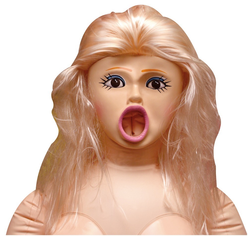 Brandy Big Boob Doll Păpușă Gonflabilă Blondă 153 cm - imagine 3