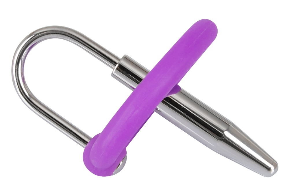Penis Dop+Silicon Glans Inel Mov pentru Gland și Dilatator Uretral - imagine 4