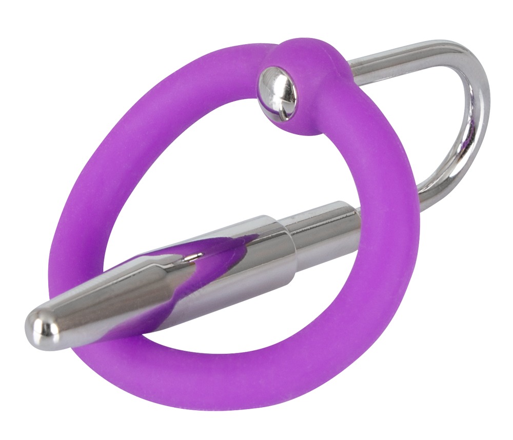 Penis Dop+Silicon Glans Inel Mov pentru Gland și Dilatator Uretral - imagine 5