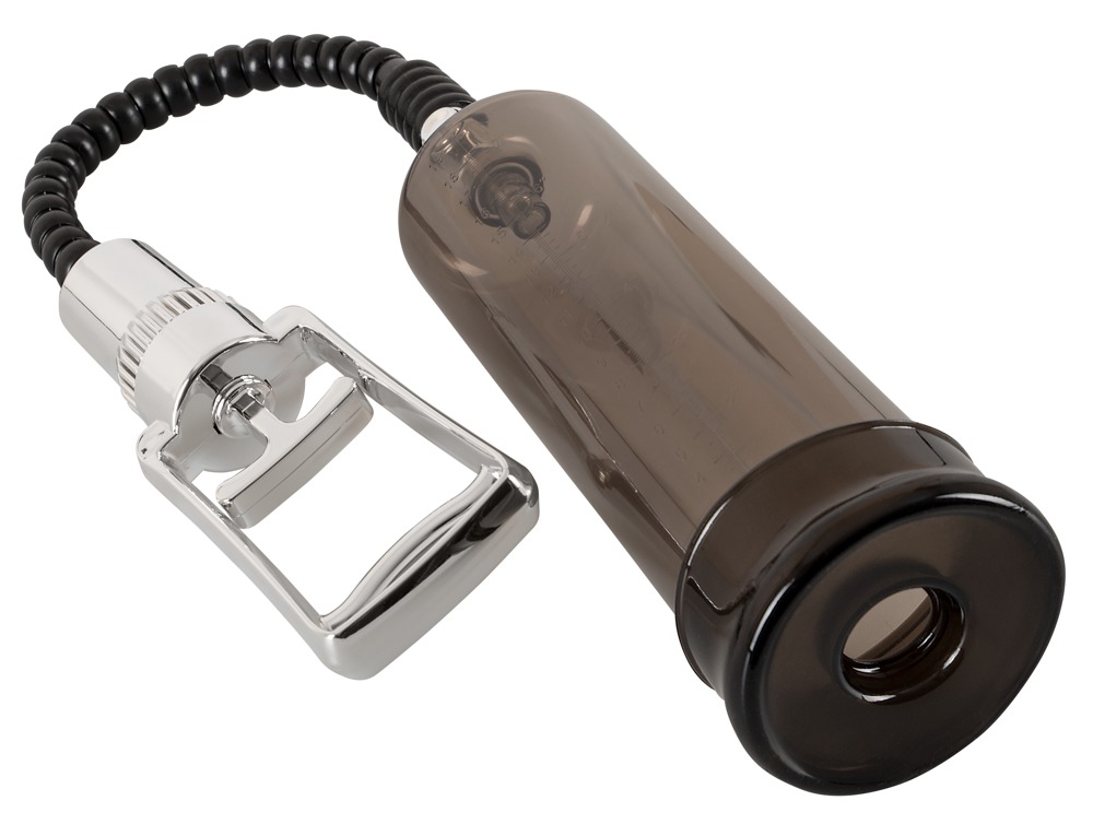 Chrome Line Pompă pentru Penis cu Vacuum și Manometru Gradat - imagine 3