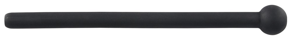 Piss Play Penis Dop Negru Dilatator Uretral din Silicon 11.8 cm - imagine 5
