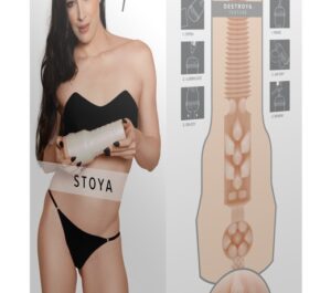 Fleshlight Stoya Destroya Masturbator cu Textură Intensă și SuperSkin
