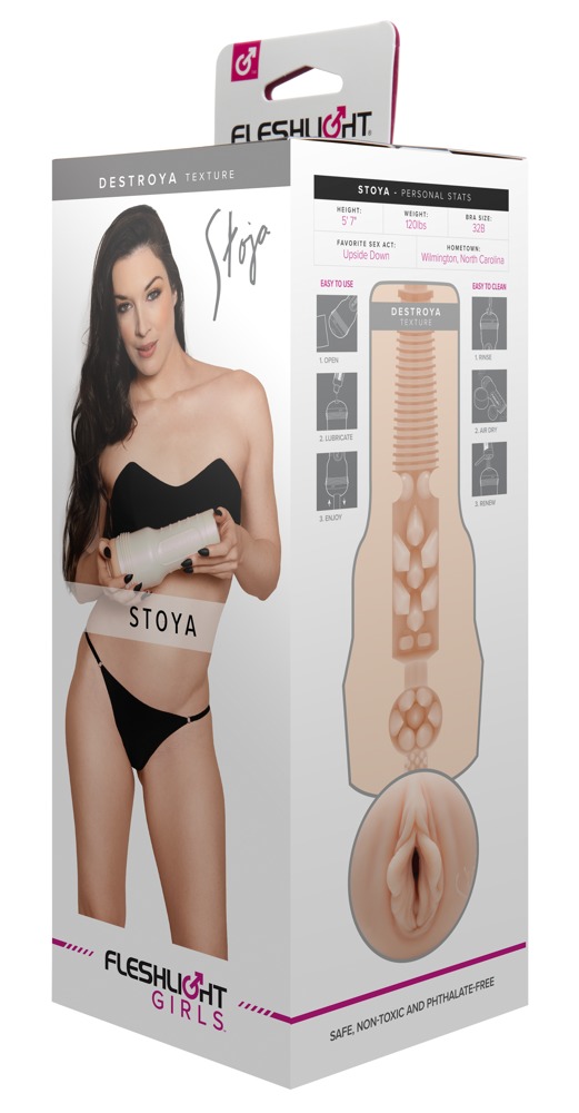 Fleshlight Stoya Destroya Masturbator cu Textură Intensă și SuperSkin