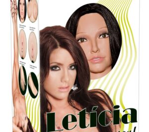 Păpușă realistă Leticia cu vibrator și inserabil detașabil