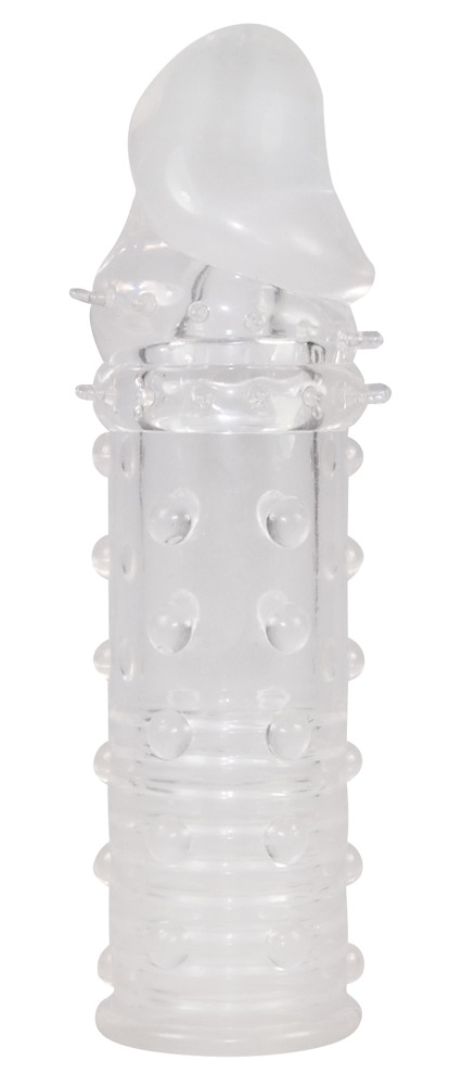 You2Toys Fun Extension Clear Manșon pentru Penis cu Textură și Gland - imagine 2